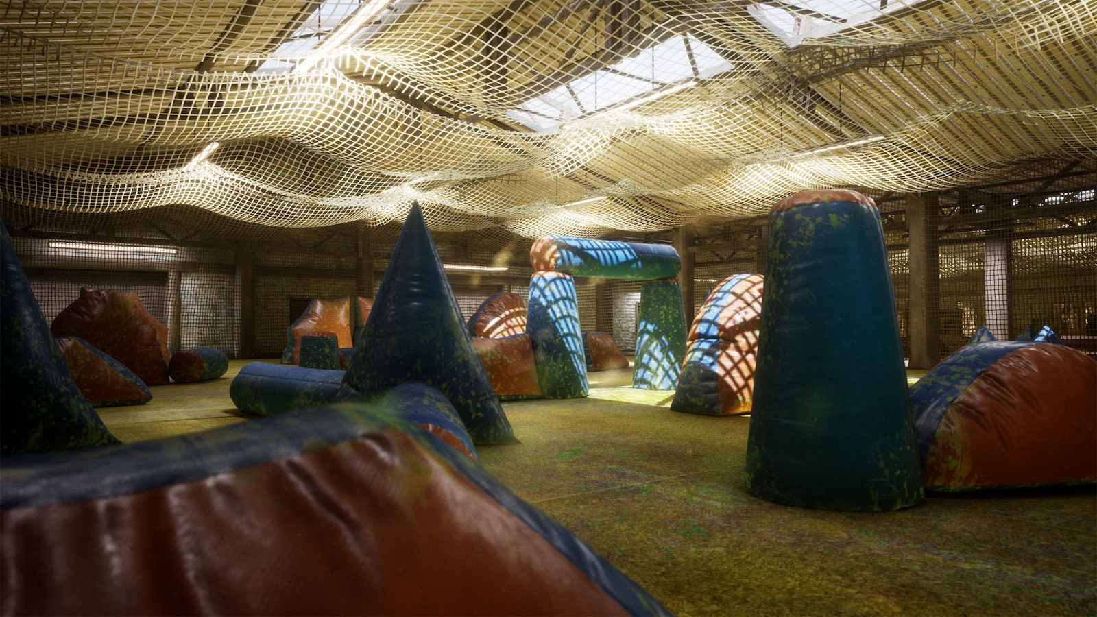Modular Paintball Arena in Environments UE Marketplace